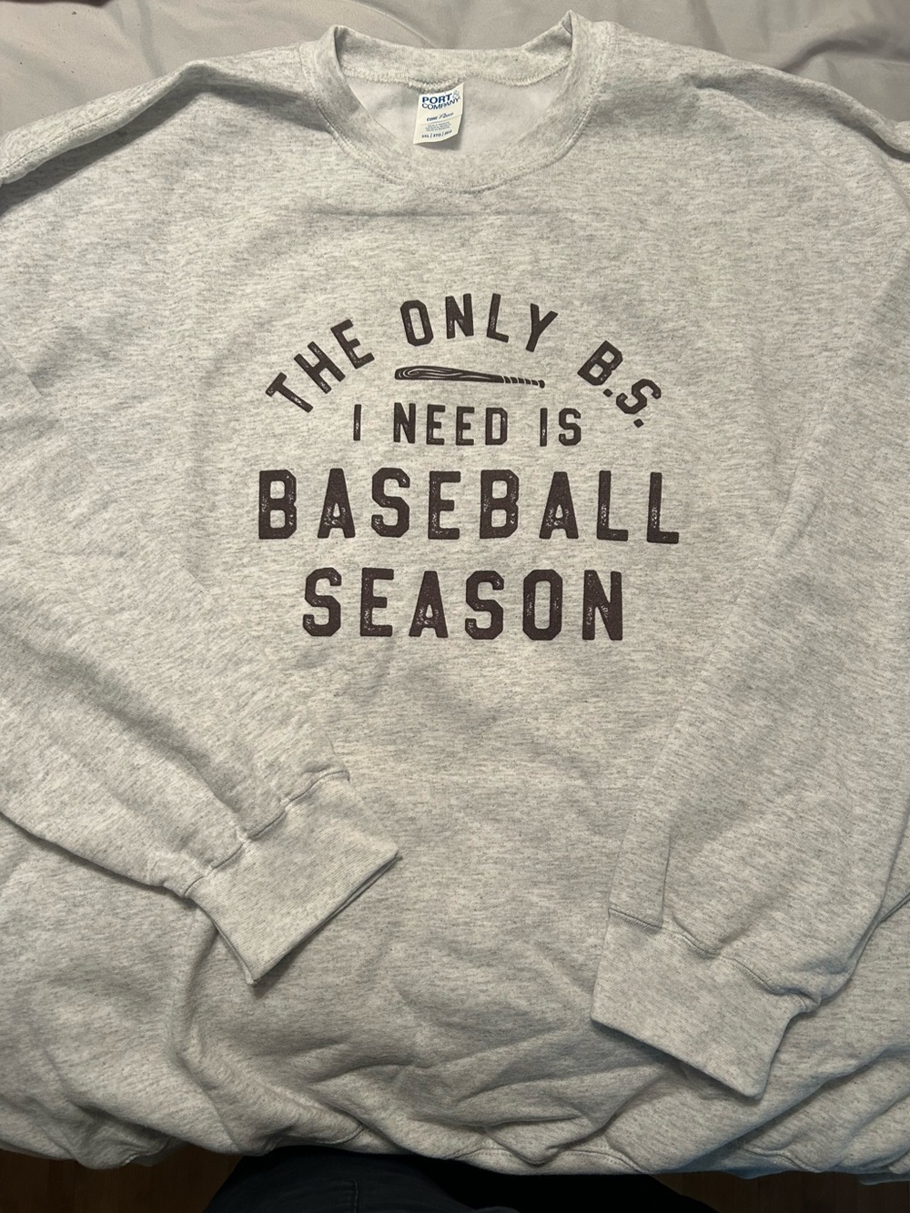 Baseball mom/dad crewneck- oversized sweatshirt size 3XL